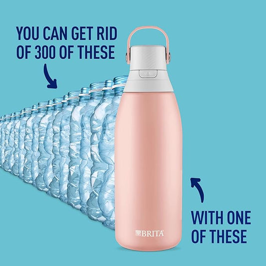 Brita Stainless Steel Premium Filtering Water Bottle